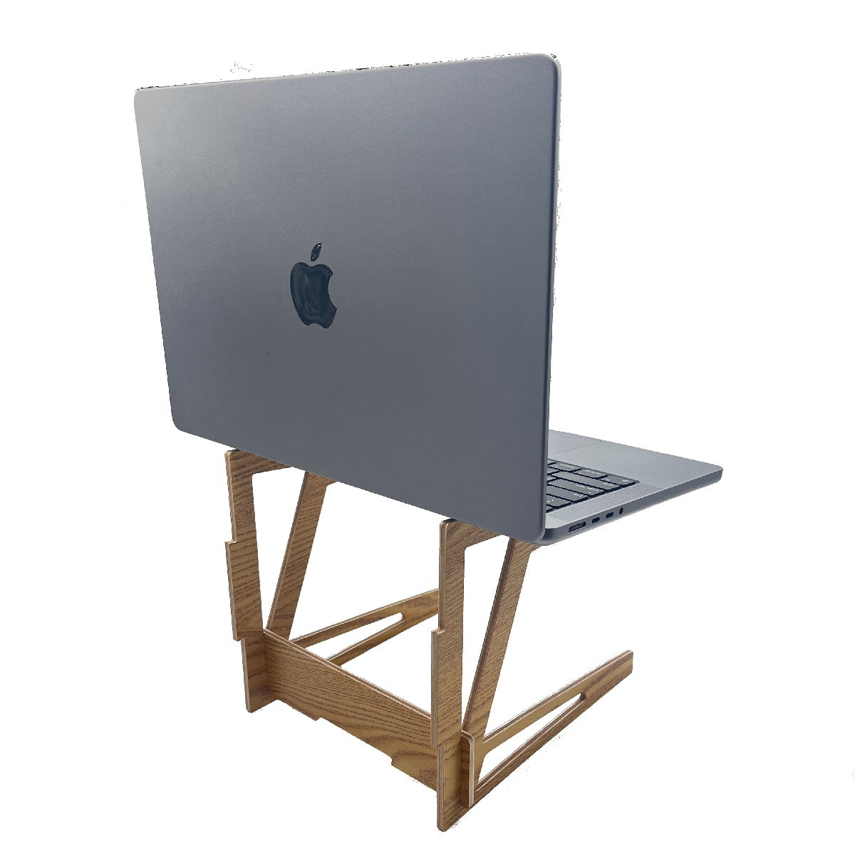 FlexVerk Natural Wood Laptop Riser
